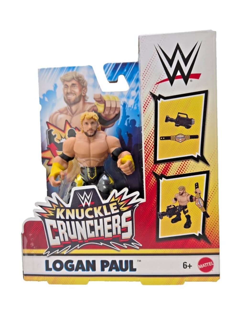 Knuckle Crunchers Logan Paul Collectible Toy Figure WWE YouTuber New Sealed